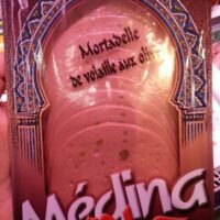 Mortadelle from Poultry with Olives, Halal