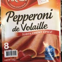 Pepperoni from Poultry Subtilement Épicé
