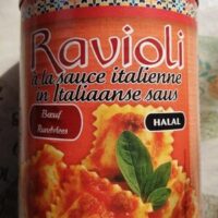 Raviolis  Sauce Italianne Halal