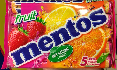 Mentos Fruits Mentos Fruits