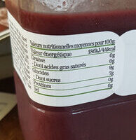 Juice from Mûre Wild and Raisins blanc