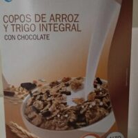 Copos from Rice and trigo  with Chocolate
