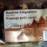 Gaufres Liégeoises sucrées Nappage Taste Cocoa