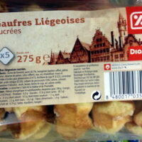 Gaufres Liégeoises sucrées