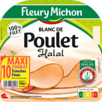 White Chicken Halal - 10 tranches Fine