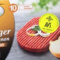 Burger à l'oignon surgelés