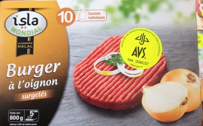 Burger à l’oignon surgelés Burger à l'oignon surgelés