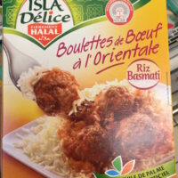 Boulettes from  Beef à l'orientale Riz basmati