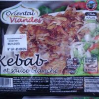 Kebab and Sauce White Halal