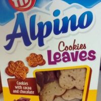 Leaves Cookies Cocoa and Chocolate