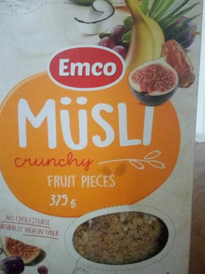 Emco Muesli with Fruit Pieces Crunchy Emco Muesli with Fruit Pieces Crunchy