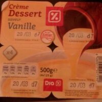 Soup dessert Milk entire Vanilla Flavour