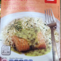 Salmon à l'oseille riz  ciboulette