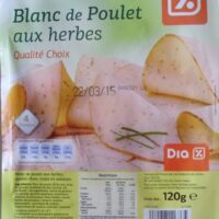 White Chicken with Herbs (Qualité Choix) 4 Tranches