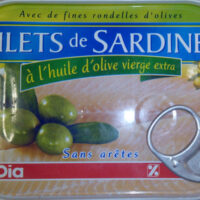 Filets from Sardines à l'Oil d'olive Extra Virgin