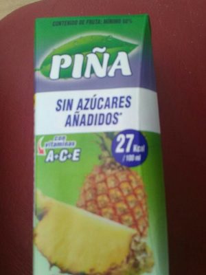 Piña without Sugar anadidos Piña without Sugar anadidos