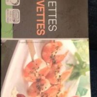 Brochettes from Crevettes à l'ail