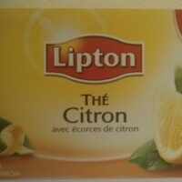 Tea Lemon with écorces from Lemon