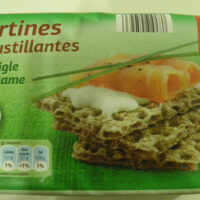 Tartines croustillantes seigle and sésame Dia