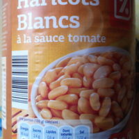 Haricots blancs  Tomato Sauce