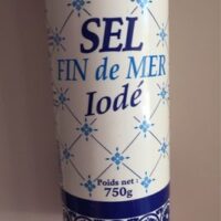 Sel fin from Met iodé