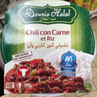 Chili con Carne and Riz