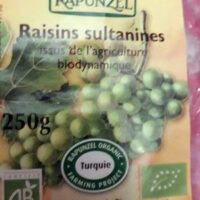 Raisins sultanines