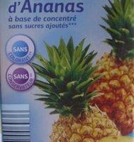Juice d'Pineapple à base from Concentrate