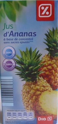 Juice d’Pineapple à base from Concentrate Juice d'Pineapple à base from Concentrate