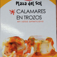 Calamares in Chunks in Salsa americana, calamars  Sauce américaine
