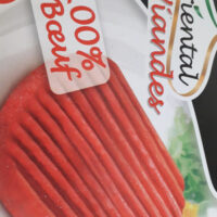 Chopped Steak100% pur  Beef Oriental Viandes
