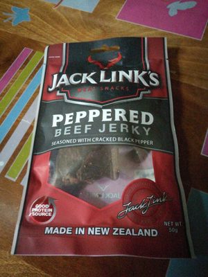 Beef Jerky Peppered Beef Jerky Peppered