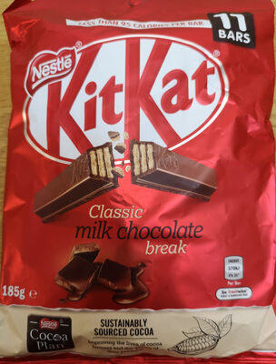 Nestle Kit Kat Chocolate Bar Share Pack 185g Nestle Kit Kat Chocolate Bar Share Pack 185g