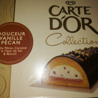 Buche Vanilla Pecan Caramel and Biscuit Carte D’or 900ML Buche Vanilla Pecan Caramel and Biscuit Carte D'or 900ML