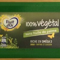 Margarine 100% Végétal Soft Fruit d'Or