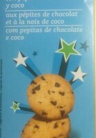 Cookies with pépites from Chocolate and  Nuts from Coco