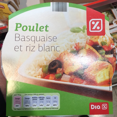 Chicken Basquaise and riz blanc Chicken Basquaise and riz blanc