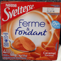 Sveltesse Spread and Fondant Flavour Caramel 4x125g prix choc