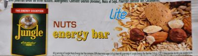 Nuts Energy Bar Lite Nuts Energy Bar Lite