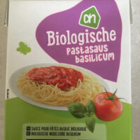 Biologische Pastasaus Basilicum