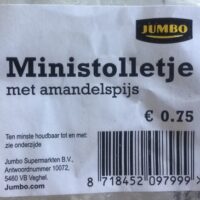 Ministolletje met amandelspijs
