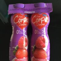 Corpos Danone 0% morango framboesa