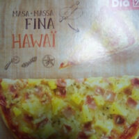 pizza massa fina Hawai