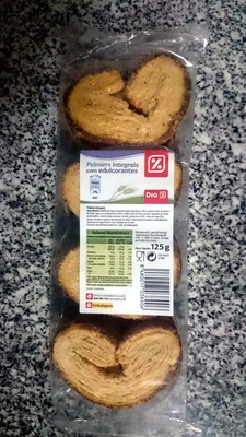 Palmiers integrais com edulcorantes Palmiers integrais com edulcorantes