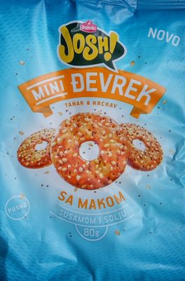 Josh Mini đevrek sa makom, susamom and solju Josh Mini đevrek sa makom, susamom and solju