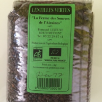 lentilles vertes