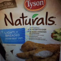 lightly breaded chicken breast strips