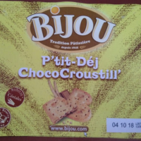 petit dej Chococroustill