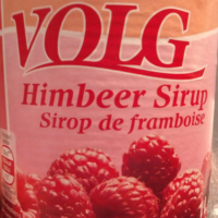 sirop de framboise