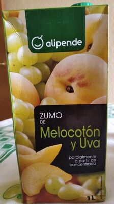 Peach and Grape Juice zumo de melocotón y uva